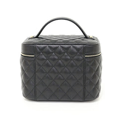 CHANEL Timeless Classic Vanity Bag Caviar Skin AP2573 Black Matelasse Unused F-04622 — New - Store Return