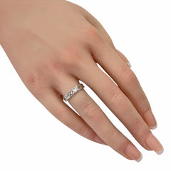 Gucci Icon Heart Ring, 18K White Gold, Women's — Like New