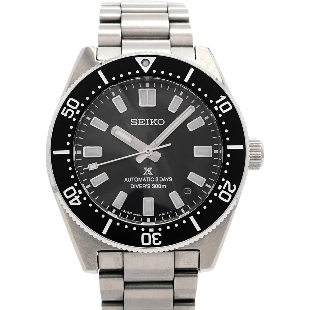 Seiko Prospex Diver Scuba SBDC197 6R55-00G0 Black Dial Men's Watch — Very Good
