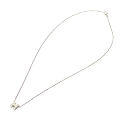 Hermes Pop H Mini White Silver Hardware Necklace Accessory 0295 HERMES — Like New