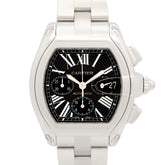 Cartier Roadster Chronograph XL Watch, Stainless Steel, Men's, Black (W62020X6) — Very Good