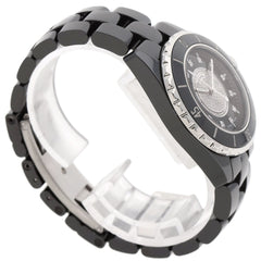 CHANEL H2122 J12 33mm Center Diamond Ceramic/Ceramic Women's Watch — Good