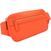 GUCCI Gucci Belt Bag 771422 Body GG Rubber Effect Leather Bright Orange 352032 — Like New