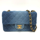 CHANEL Chanel Matelasse Gradient Shoulder Bag Denim Women's Blue — New - Store Return