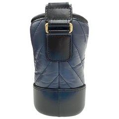 CHANEL Gabrielle de Small Hobo V-stitch Chevron Calfskin Shoulder Bag for Women (Navy/Black) — New - Store Return