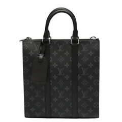 Louis Vuitton LOUIS VUITTON Tote Bag Shoulder Monogram Eclipse Sac Plat Cross Canvas M46456 Black LV — Like New