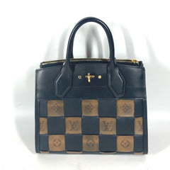 LOUIS VUITTON M53252 Monogram Reverse City Steamer PM Bag Handbag Shoulder Leather Women's Brown G-241125-20 — Like New