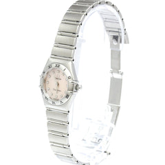 OMEGA Constellation Diamond Pink MOP Dial Quartz Watch 1562.65 Polished — Very Good