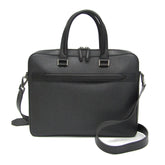 Salvatore Ferragamo FZ-24 0458 Men's Leather Briefcase,Handbag Black — Like New