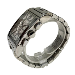 Bulgari BVLGARI Rettangolo watch, total weight 121g, stainless steel, quartz movement, silver dial, RTC49S — Good