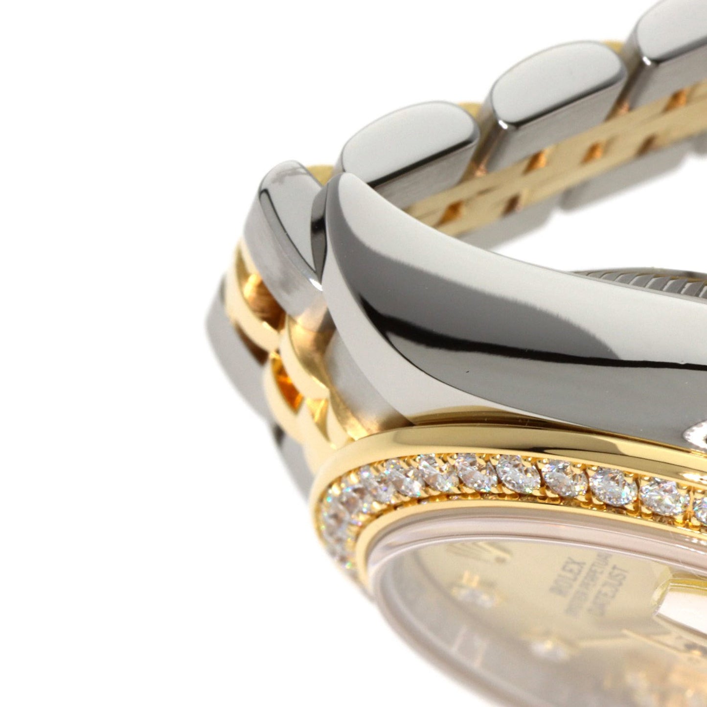 Rolex 279383RBR Datejust Star IX Diamond Bezel Watch in Stainless Steel/18K White Gold (18K Gold) for Women