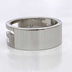 Gucci Branded Ring Silver G Cut 032661 09840 8106 ec-20394 Size 16 Ag 925 SILVER GUCCI — Like New