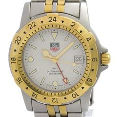 TAG HEUER 1500 GMT Gold Plated Steel Quartz Mens Watch 155.706 — Good