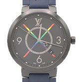 Louis Vuitton Tambour Slim Rainbow QA113Z SS Quartz Watch — Good