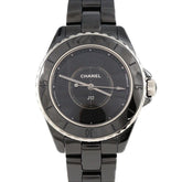 Chanel J12 Phantom 33mm Ceramic H6346 Quartz Watch — Very Good