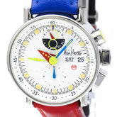 ALAIN SILBERSTEIN Krono Bauhaus Steel Automatic Watch LOW5100 Polished — Very Good