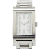 Bulgari Rettangolo Watch RT39S Quartz White Dial Stainless Steel Women's BVLGARI — Good