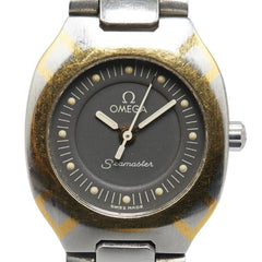 OMEGA Seamaster Polaris Watch Quartz Grey Dial Stainless Steel Ladies — Good