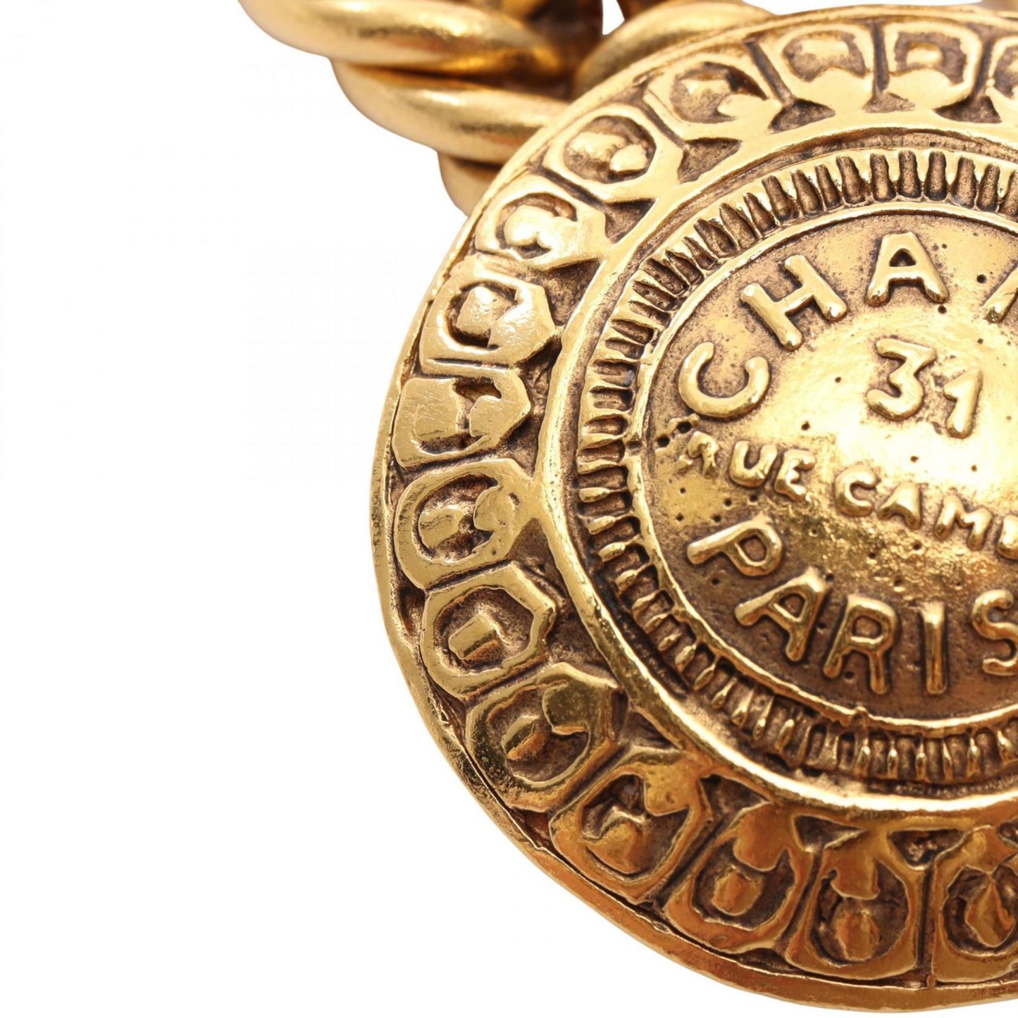 CHANEL 31 RUE CAMBON Necklace, Gold Plated, Women's