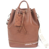 LOUIS VUITTON M23117 Maxi Noe Sling Epi XL 2-Way Leather Shoulder Bag/Handbag Brown Made in France Men's — Like New