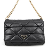 Prada Handbag System Patchwork Leather 1BD291 PRADA Black — Like New
