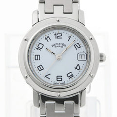 Hermes Clipper CL4.210 White Quartz Watch — Good