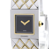 CHANEL Matelasse 18K Gold Steel Quartz Ladies Watch H0475 Polished — Very Good