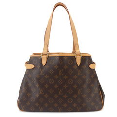 Louis Vuitton Monogram Batignolles Horizontal Tote Handbag, Brown, M51154, Gold Hardware — Like New