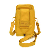 Fendi Baguette Phone Pouch 7AS056 Men,Women Nylon Shoulder Bag Yellow — Like New