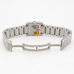Cartier Tank Française SM Watch, Stainless Steel, Ladies, Silver Tone, WST0065 — Very Good