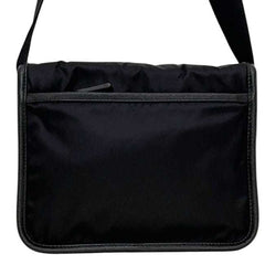 Prada Shoulder Bag f-25189 Black NERO Tessuto 2VD034 Unused Nylon Saffiano Leather Re-Nylon 279 102 PRADA RE NYLON Crossbody Strap Flap — Like New