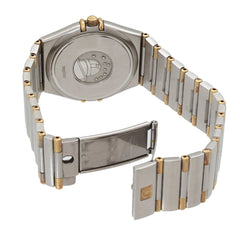 Omega Constellation 1312 30 Men's Watch, Date, Silver/YG Yellow Gold, Quartz Watch — Very Good
