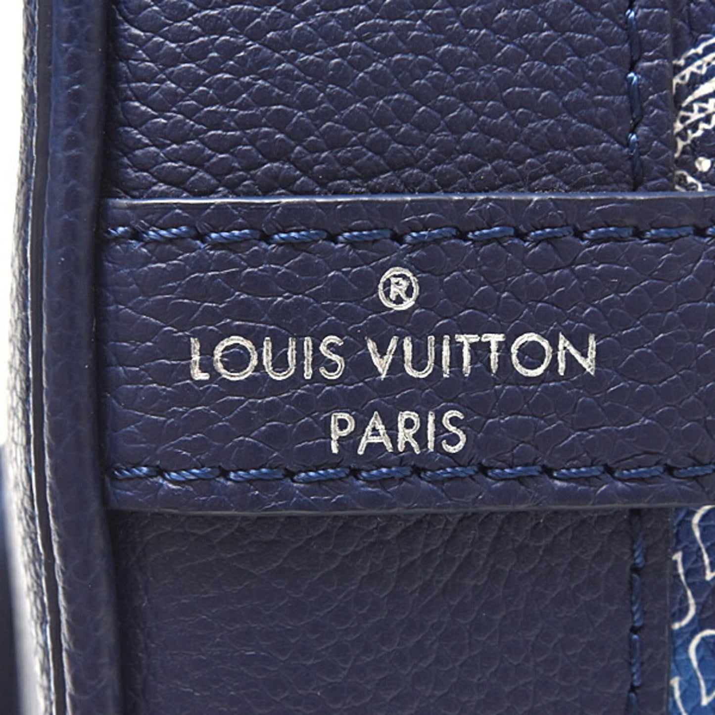 Louis Vuitton Men's and Women's Monogram Bandana Randonne PM Backpack Blue M20562