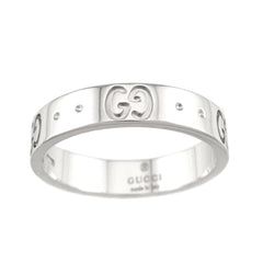 Gucci Icon #10 Ring, 18K WG (White Gold 750) — Like New