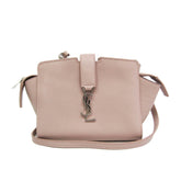Yves Saint Laurent Toyca Bus 452322 Women's Leather Shoulder Bag Pink Beige — Like New