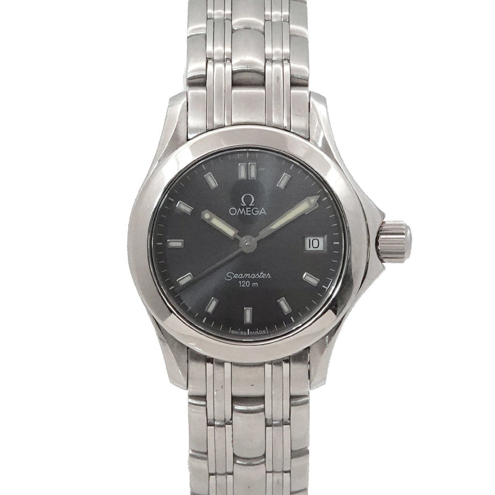 OMEGA Seamaster 120 2581 43 Women's Watch with Date, Gray Quartz Movement — Very Good
