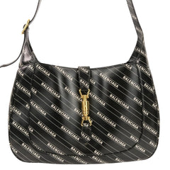 GUCCI BALENCIAGA The Hacker Project Jackie 1961 Medium Shoulder Bag 636712 Black Women's — Like New