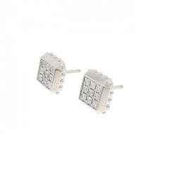Louis Vuitton diamond earrings — Like New