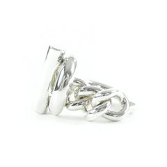 HERMES Croisette Ring, AG925, 2023 model, Silver, Size 51 (equivalent to Japanese size), with box, Made in Italy, Weight: 16.5g, Women's — Like New