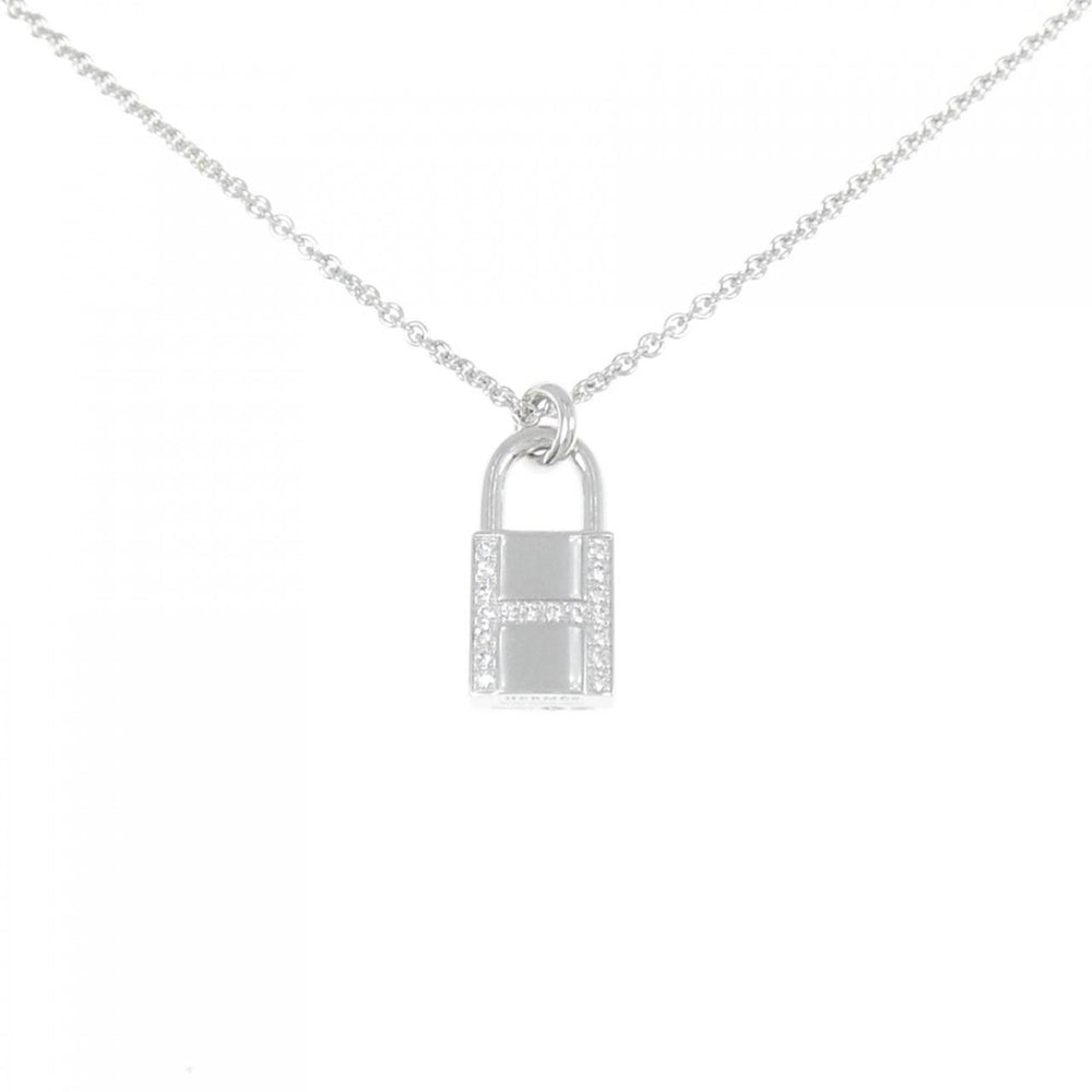 Hermes Amulet Padlock Necklace — Like New