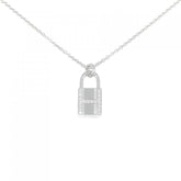 Hermes Amulet Padlock Necklace — Like New