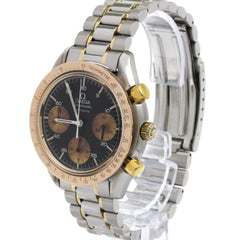 OMEGA Speedmaster Automatic 18K Gold Steel Mens Watch 175.0033 Polished — Very Good