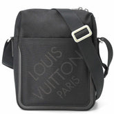 LOUIS VUITTON Damier Geant Citadin MM Shoulder Bag for Men, Black M93042 — Like New