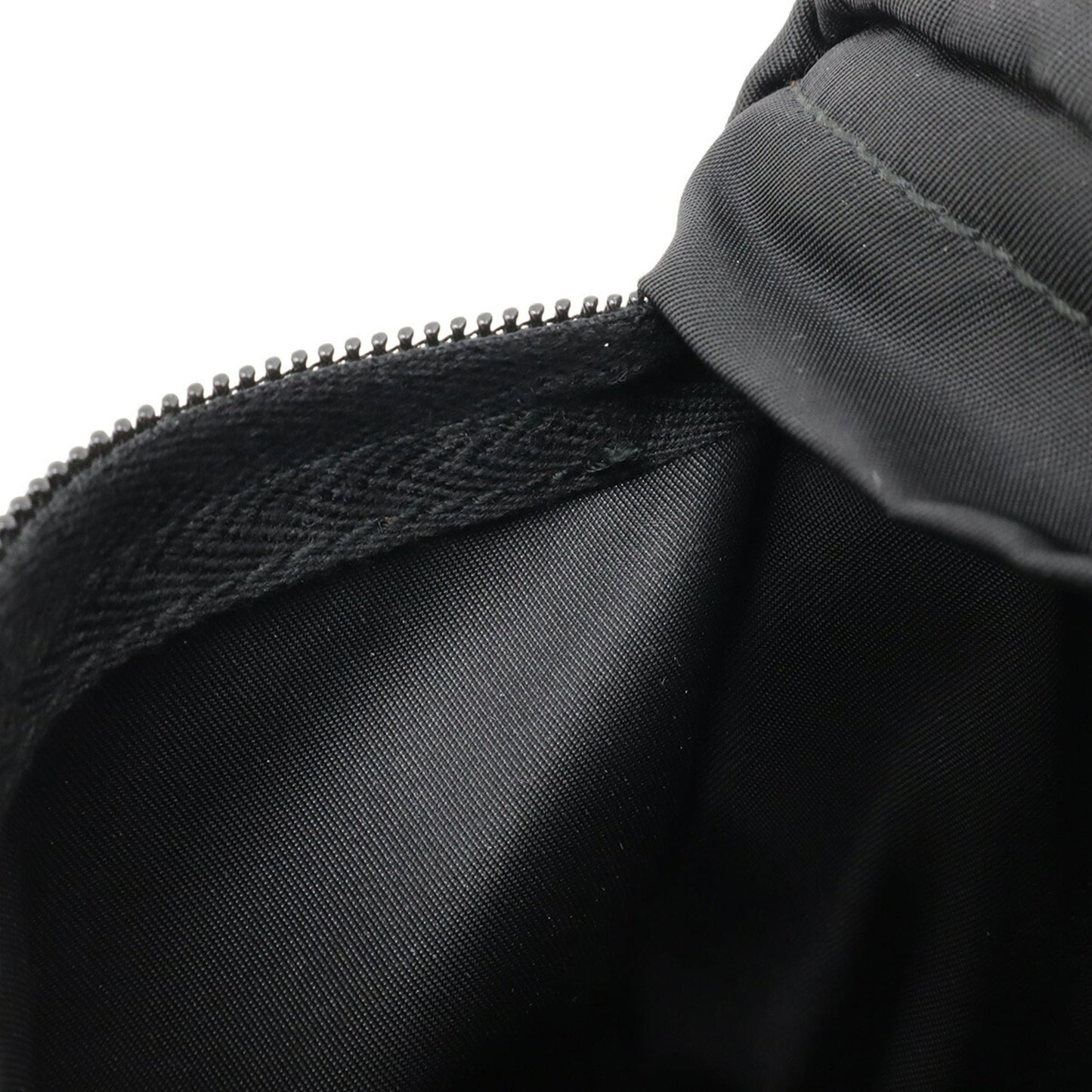 PRADA Triangle Waist Pouch Bag, Body Nylon, Black, 2VL001