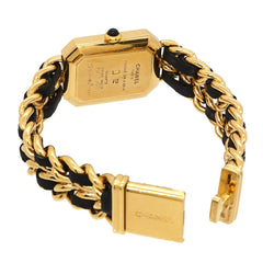 Chanel Premiere H0001 Women's Watch, Size M, Black & Gold, Quartz Movement — Very Good