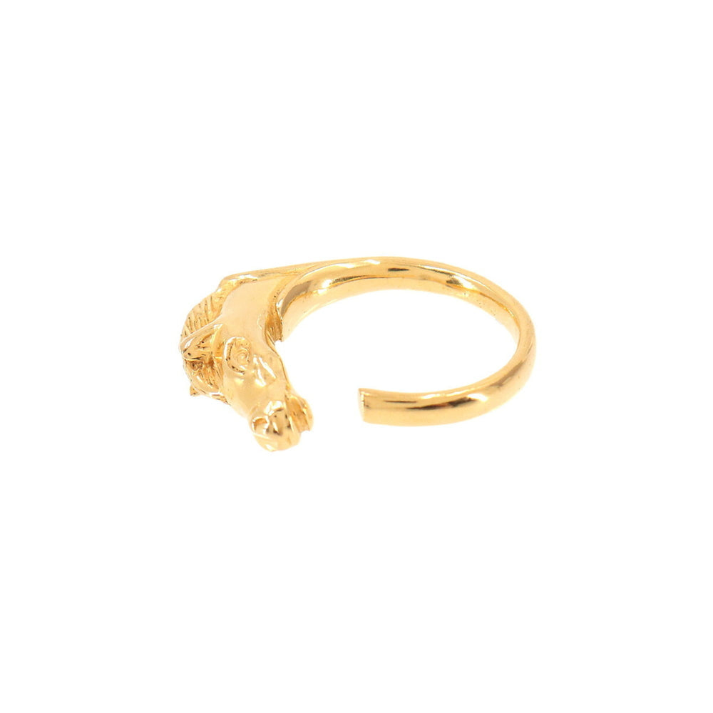 Hermes Cheval Horse Ring, Gold, Size 1 (Ring) — Like New