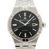 Maurice Lacroix Aikon Automatic AI6008-SS002-330-1 Black Dial Men's Watch — Very Good