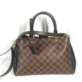 LOUIS VUITTON N41673 Damier Brittany Handbag Shoulder Bag Tote Canvas Women's Ebene Brown L-240829-8 — Like New