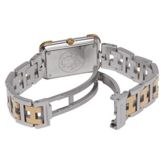 Hermès Cloiseur Watch CR1.220 Quartz Gold Dial Stainless Steel Plated Women's HERMES — Good