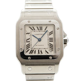 Cartier Santos Galbee XL W20098D6 Silver Dial Men's Watch — Good